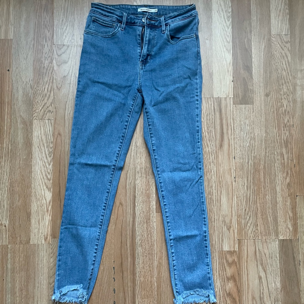 High waist skinny Levi’s jeans